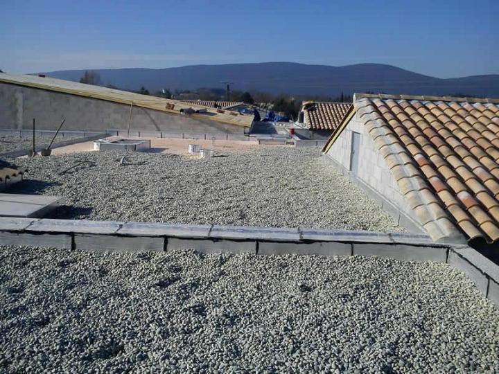 Etanchéité toitures sous gravillons