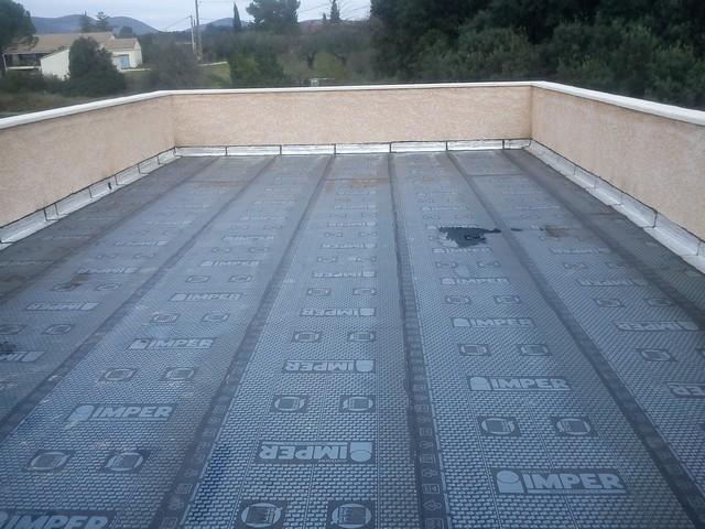 Travaux d'étanchéité bitumineuse terrasse Alès